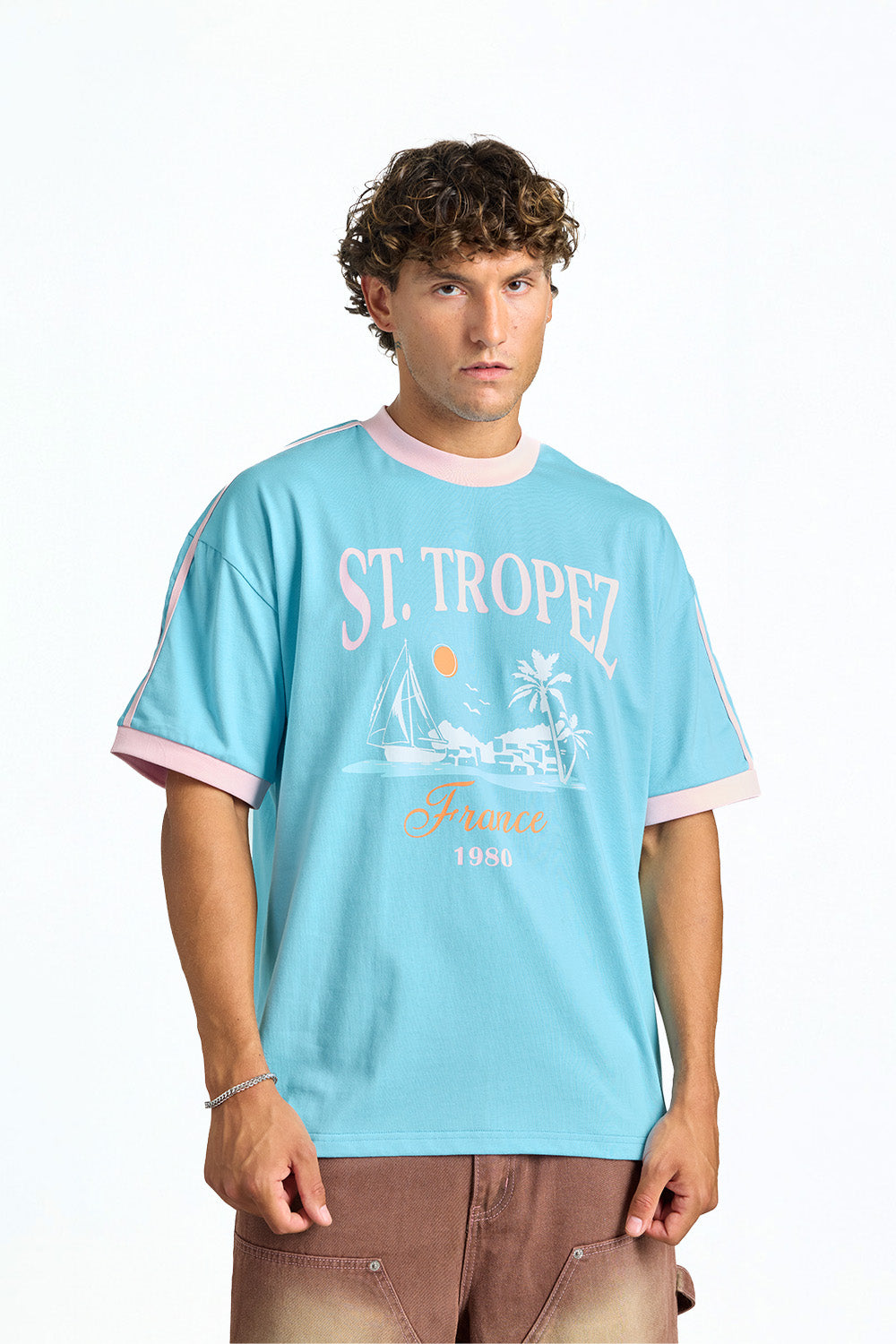 St Tropez Oversized T-shirt - BonkersCorner