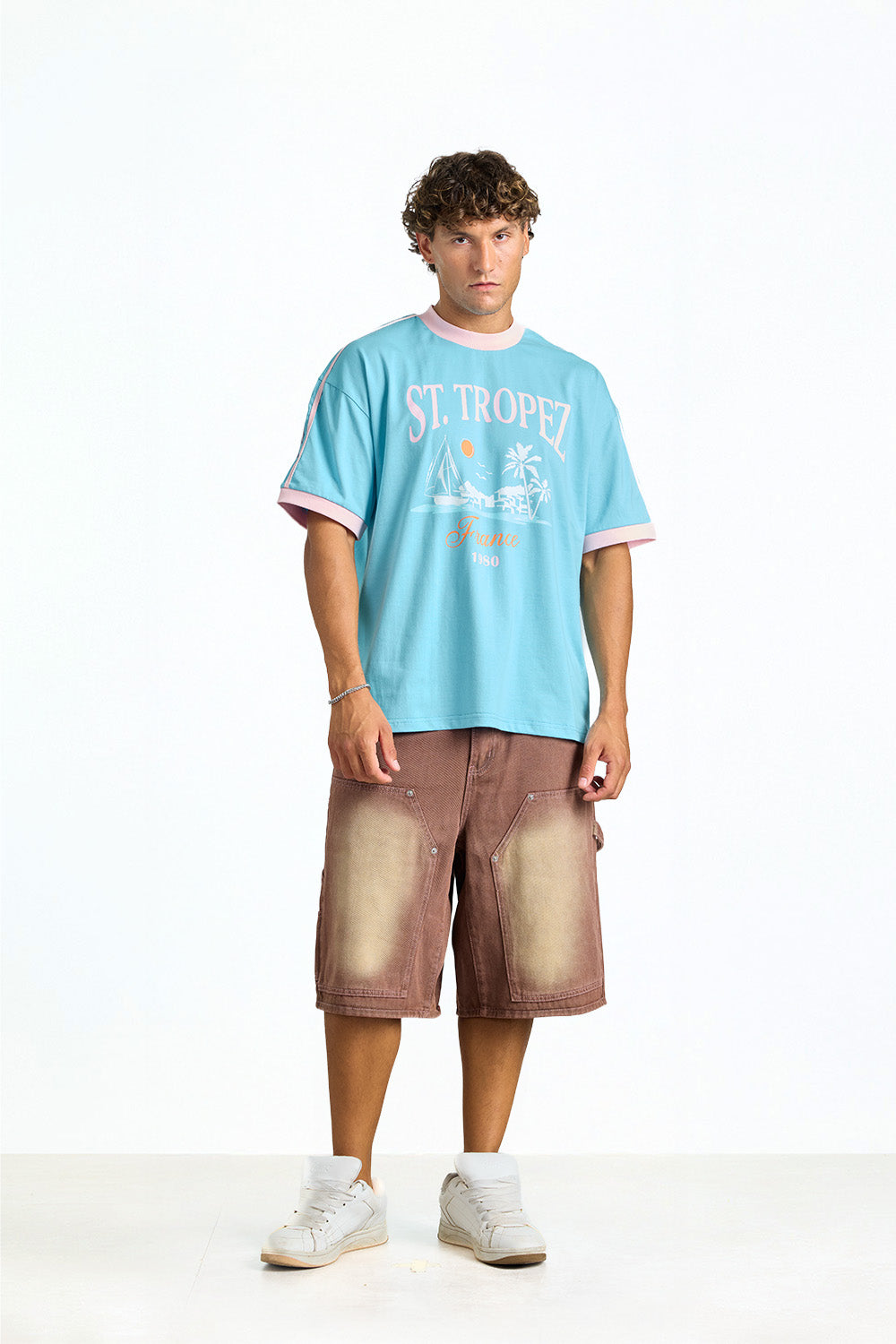 St Tropez Oversized T-shirt - BonkersCorner