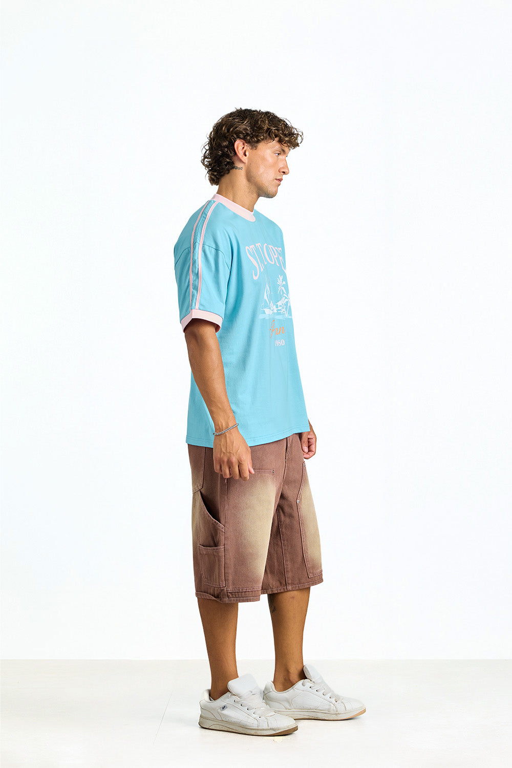 St Tropez Oversized T-shirt - BonkersCorner