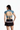 Steel Blue Tie-Back Crop Top - BonkersCorner