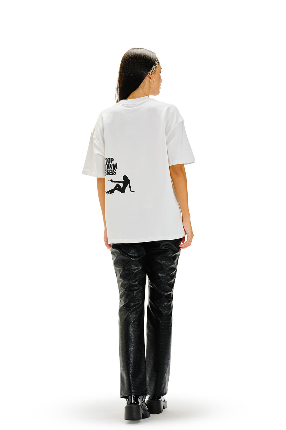 Stop Making Sense Oversized T-shirt - BonkersCorner