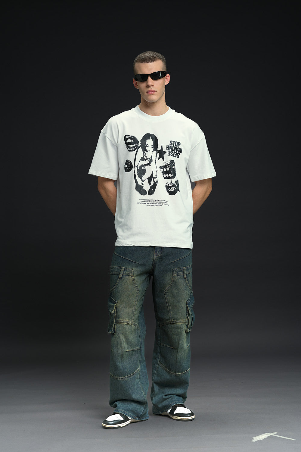 Stop Making Sense Oversized T-shirt - BonkersCorner