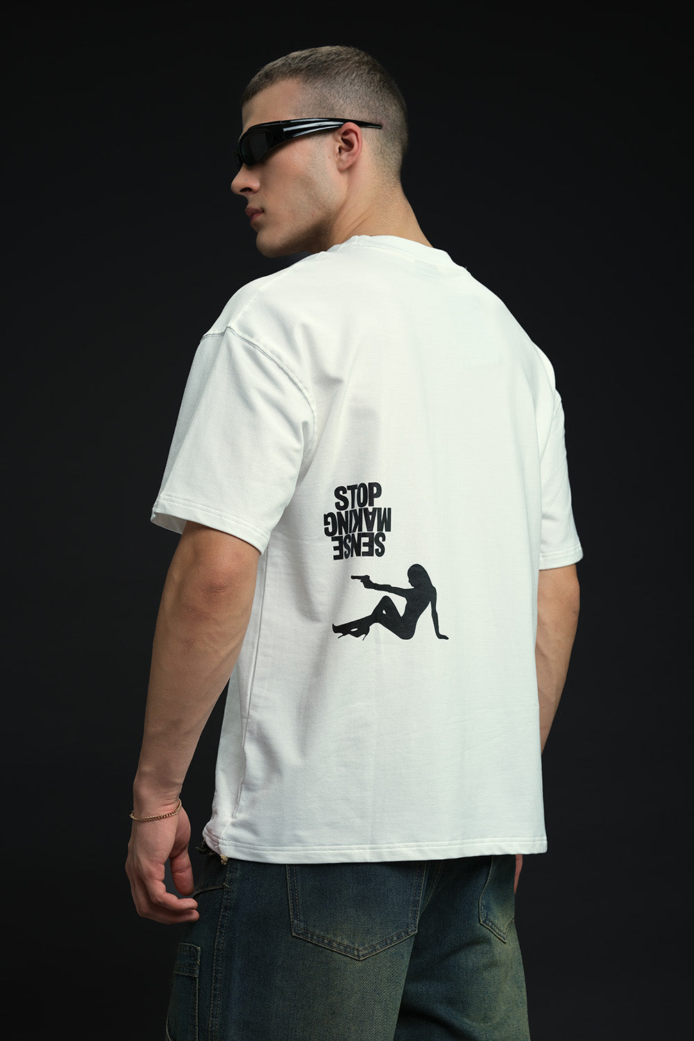 Stop Making Sense Oversized T-shirt - BonkersCorner