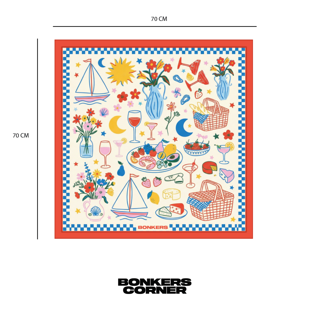 Summer Garden Scarf - BonkersCorner