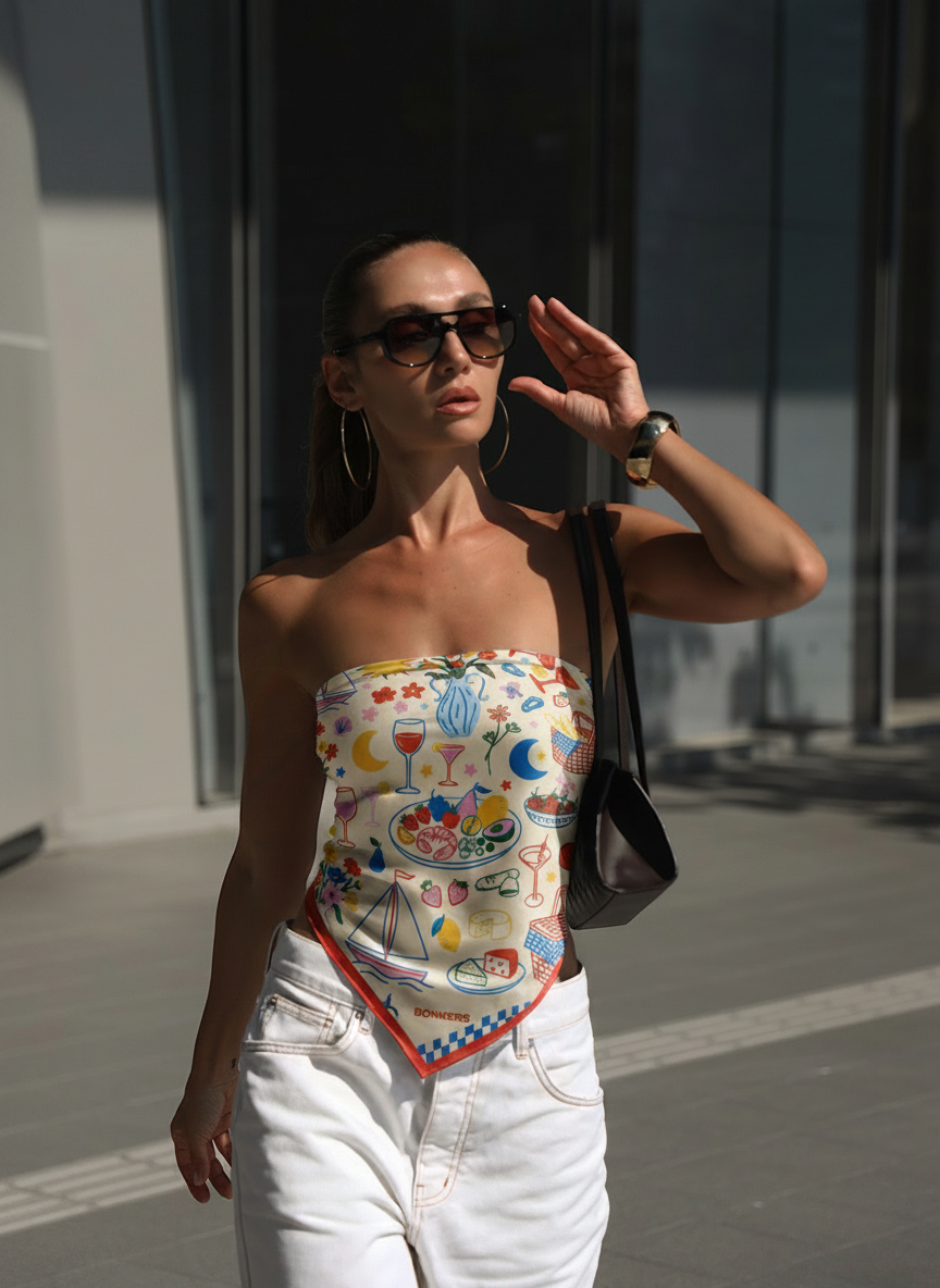 Summer Garden Scarf - BonkersCorner