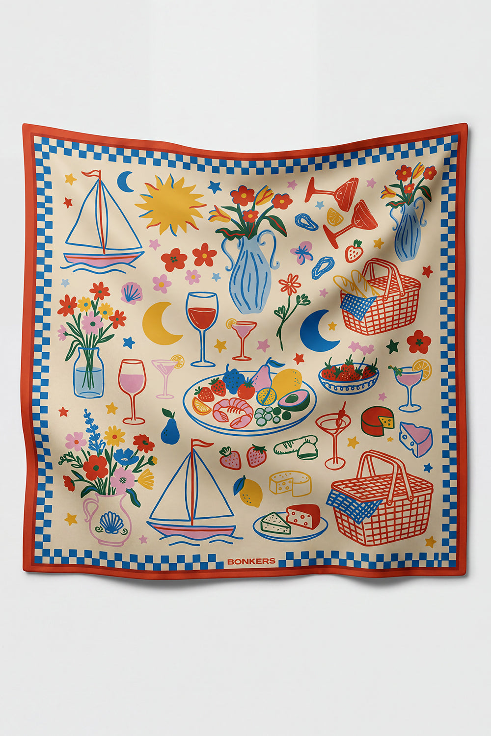 Summer Garden Scarf - BonkersCorner