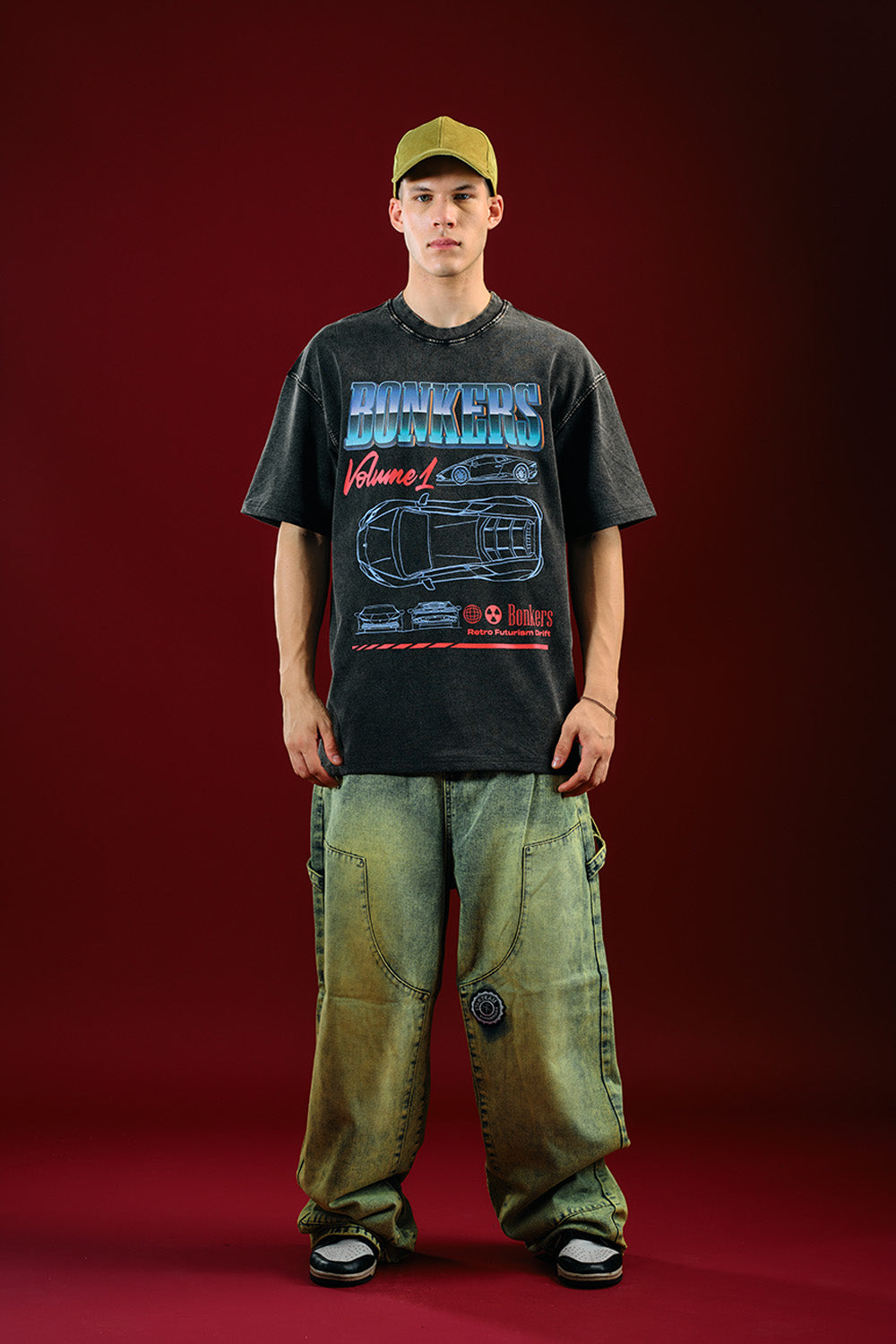 Synthwave Oversized T-shirt - BonkersCorner