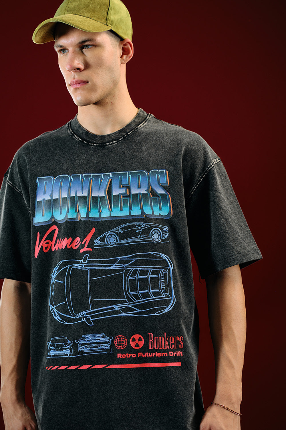 Synthwave Oversized T-shirt - BonkersCorner