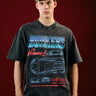 Synthwave Oversized T-shirt - BonkersCorner
