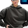 Taupe Wear A Hug Oversized Hoodie - BonkersCorner