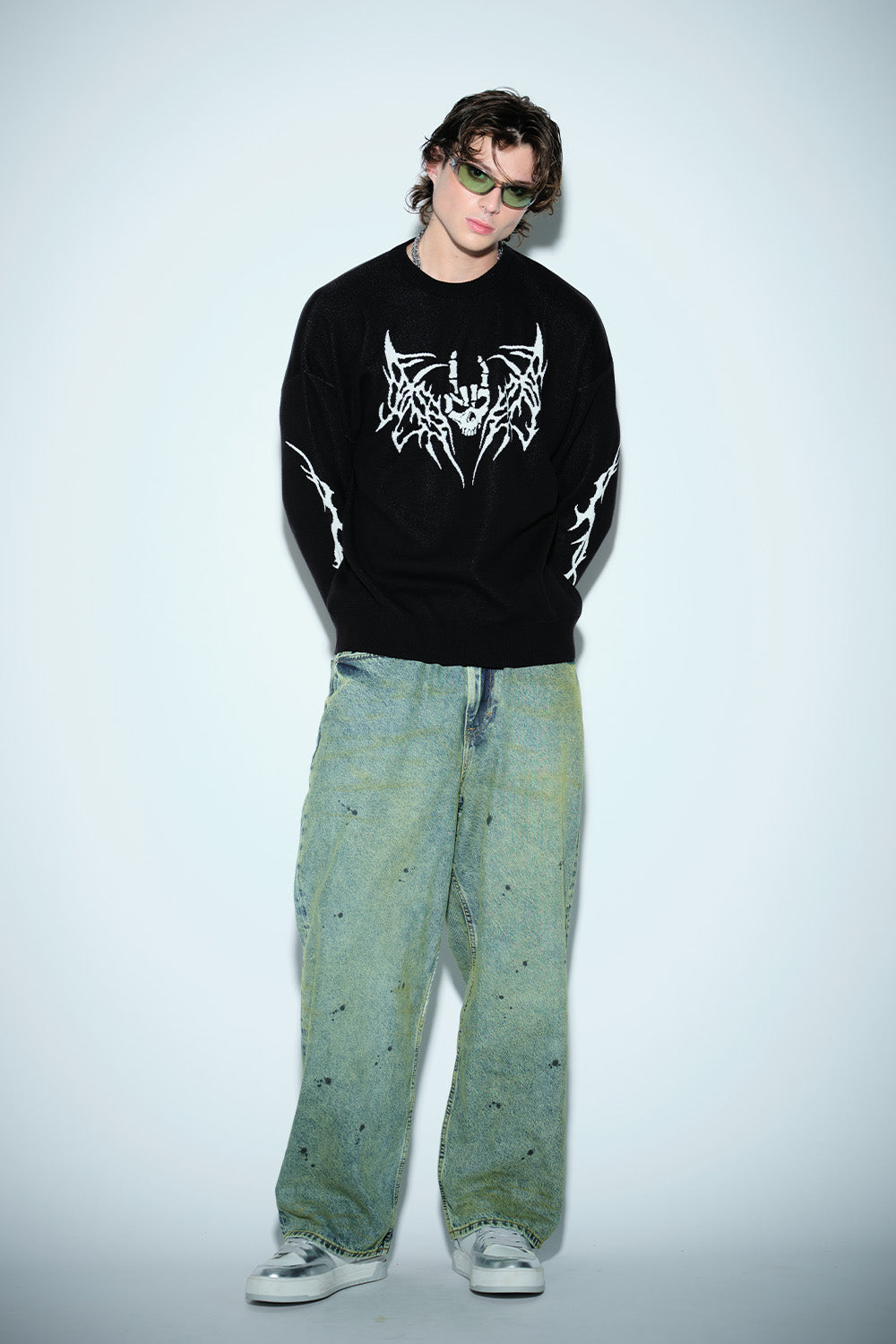 The Gothic Skull Sweatshirt - BonkersCorner