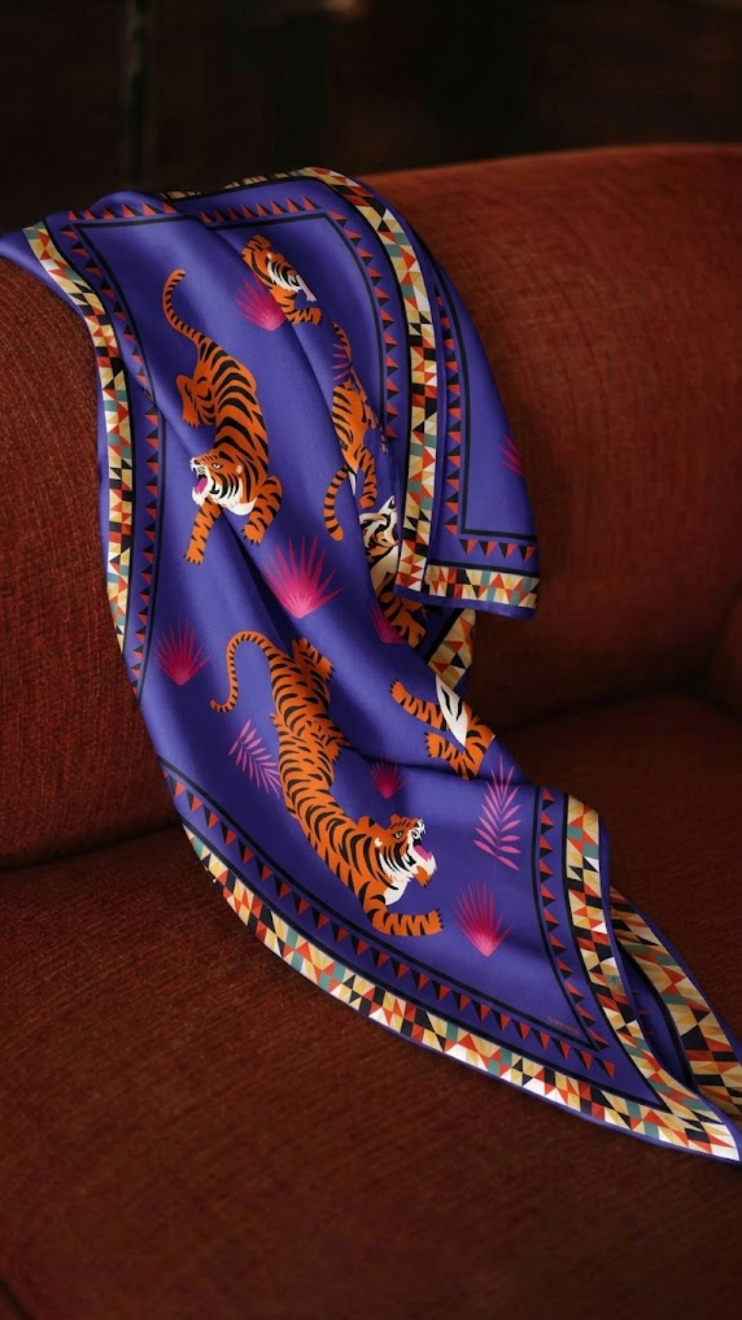 Tiger Parade Scarf - BonkersCorner