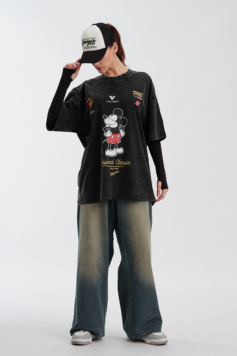 Timeless Mischief Oversized T-shirt - BonkersCorner