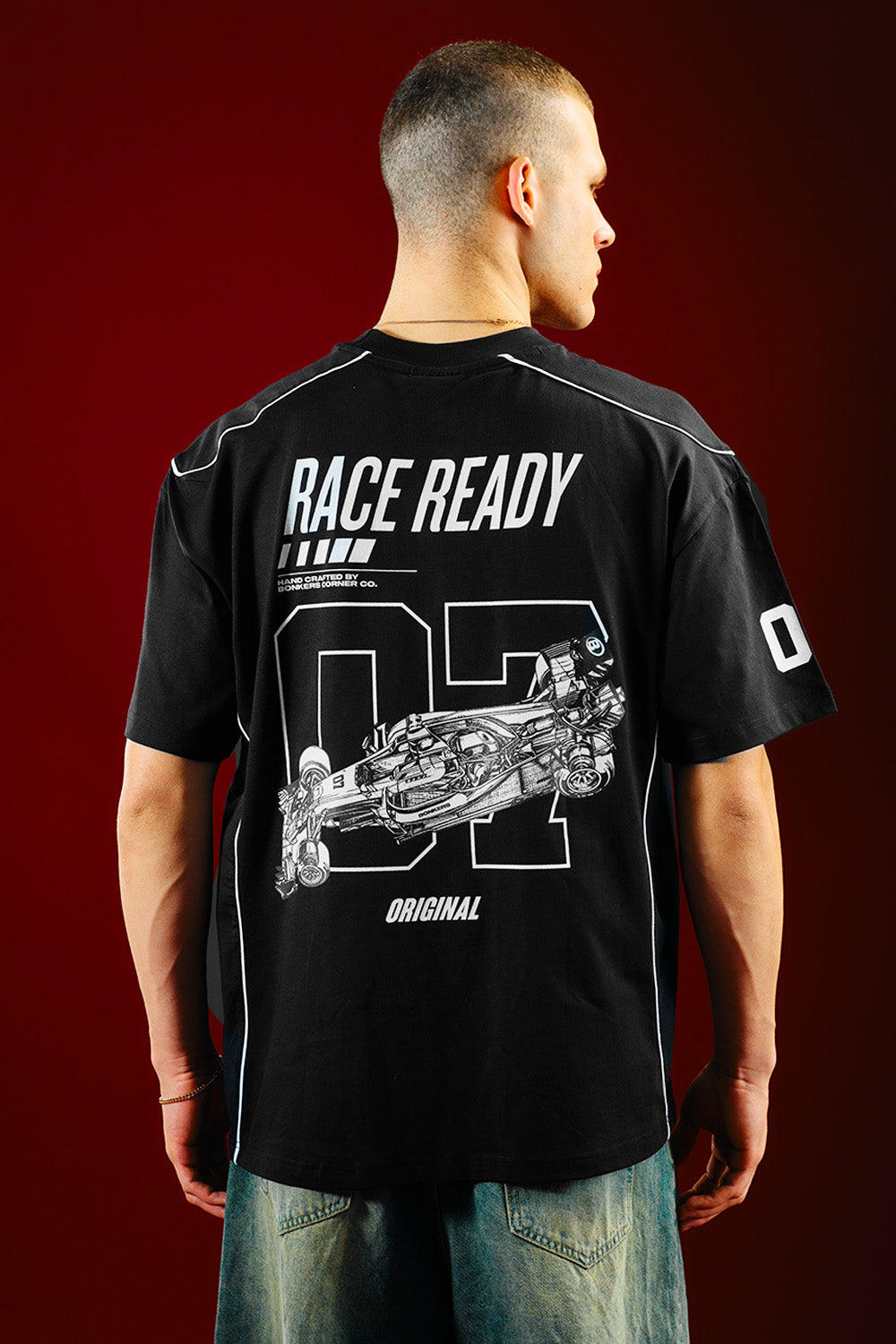 Trackside Oversized T-shirt - BonkersCorner