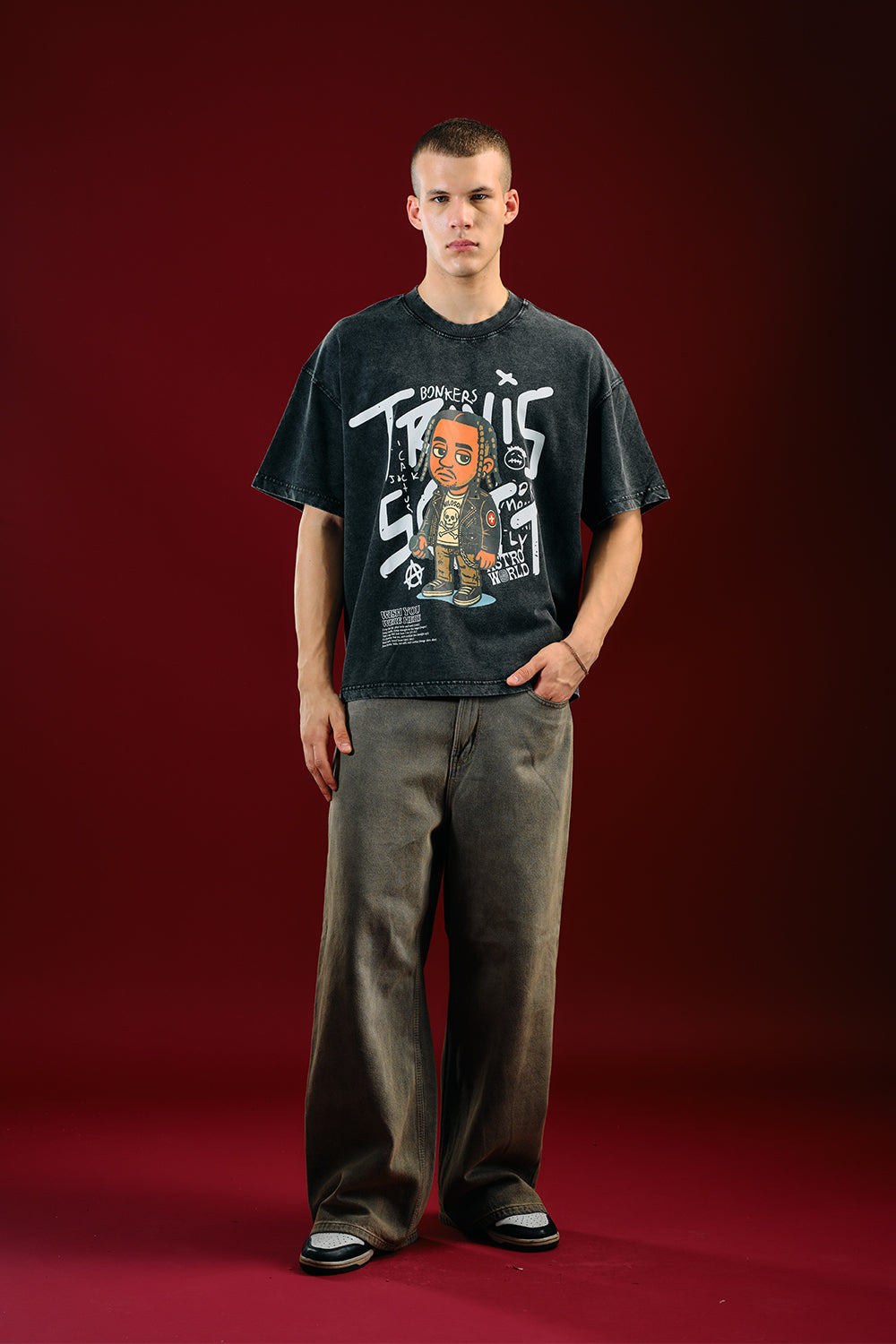 Travis Scott Wish You Were Here Oversized T-shirt - BonkersCorner