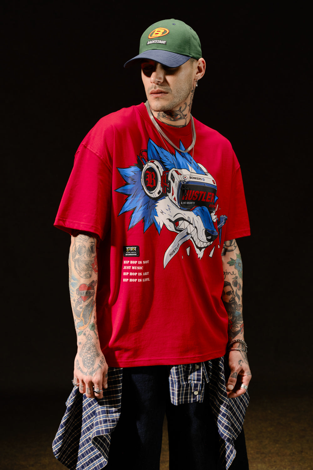 Hustle Underdog Oversized T-shirt