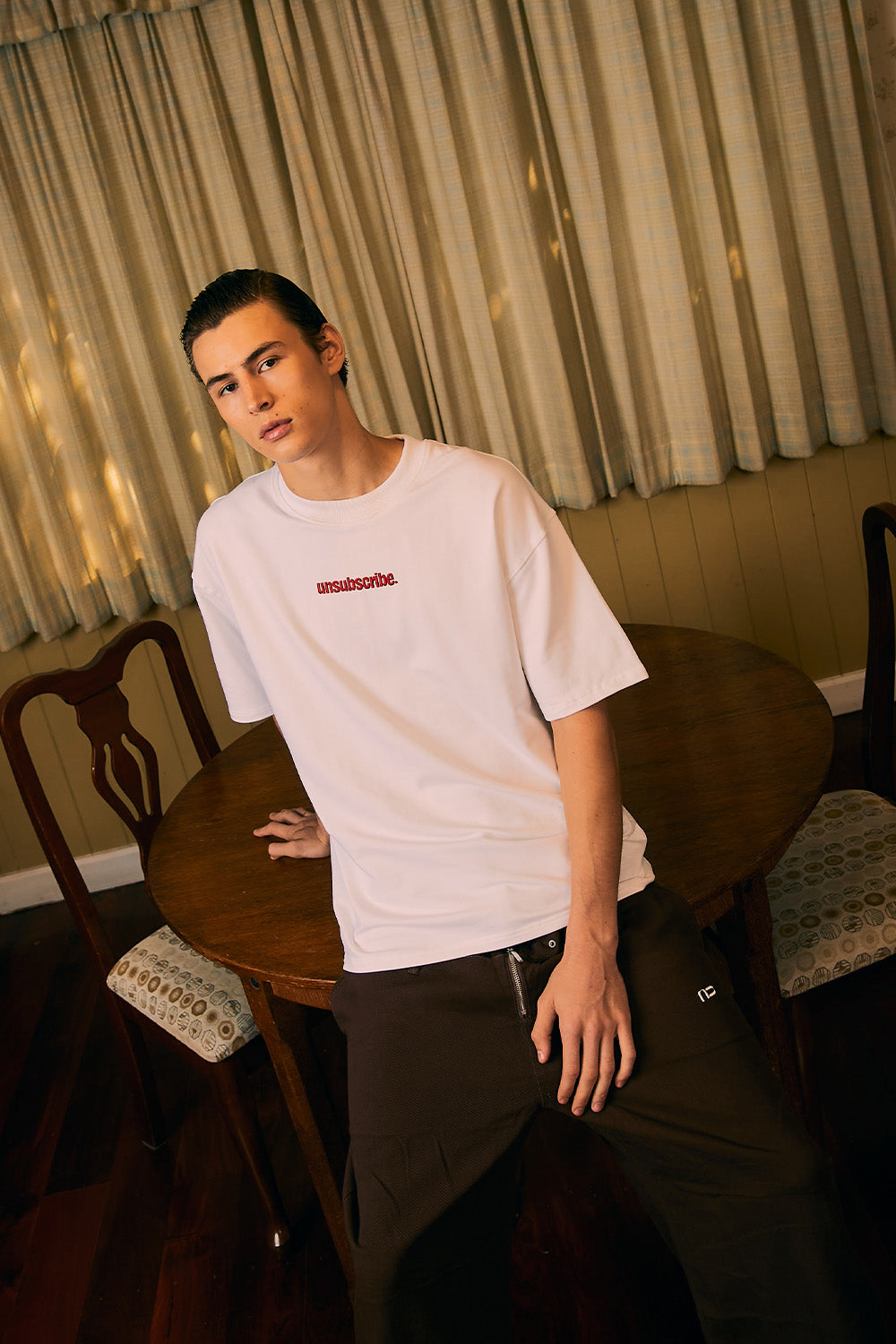 Unsubscribe White Oversized T-shirt