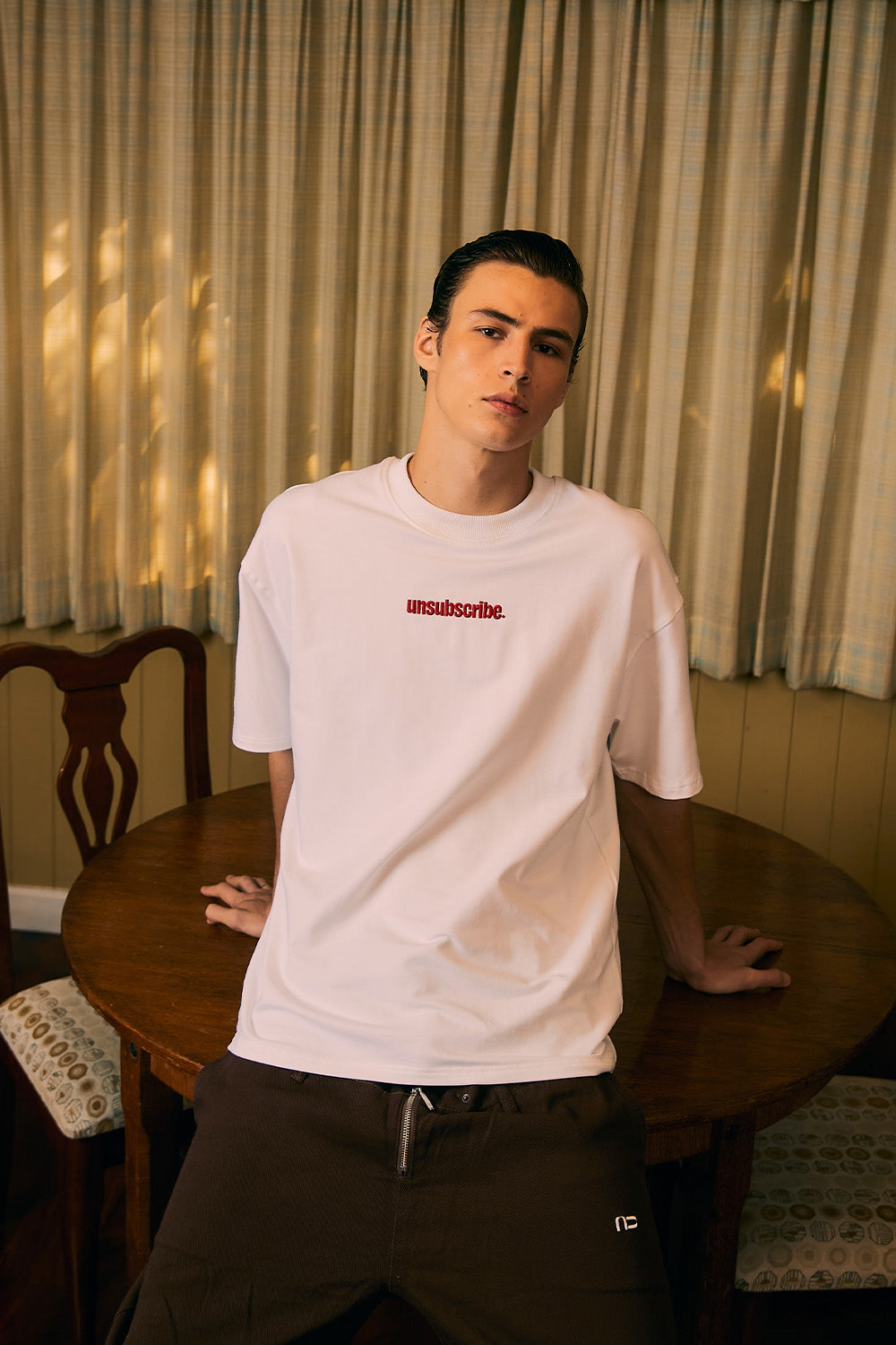 Unsubscribe White Oversized T-shirt