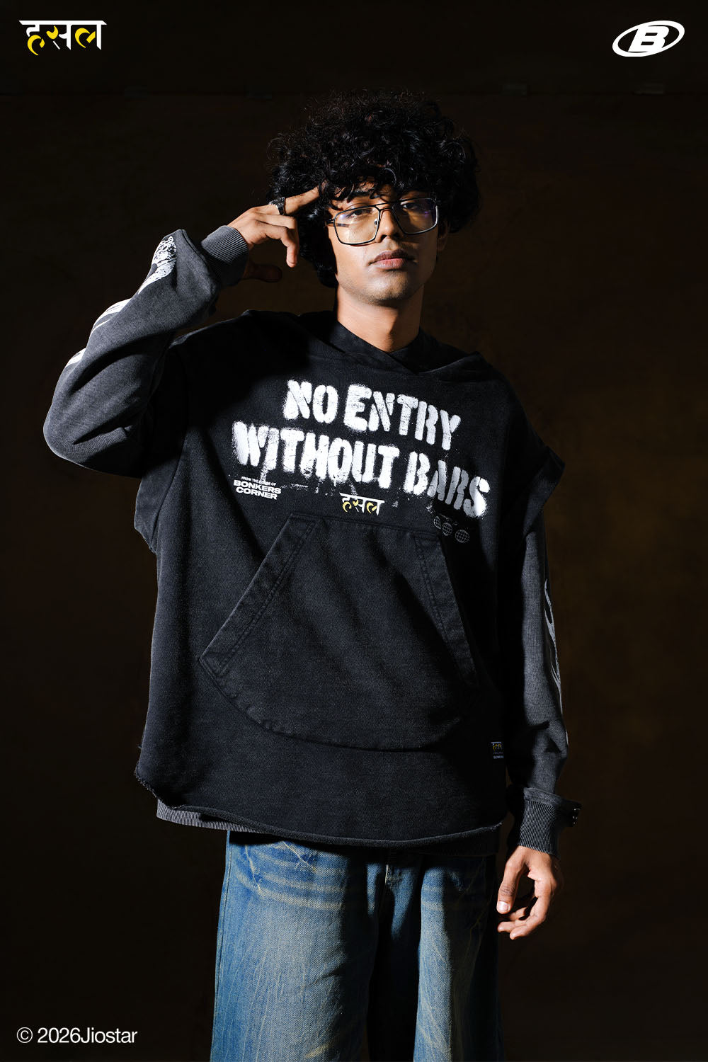 Hustle Born To Compete Sleeveless Hoodie