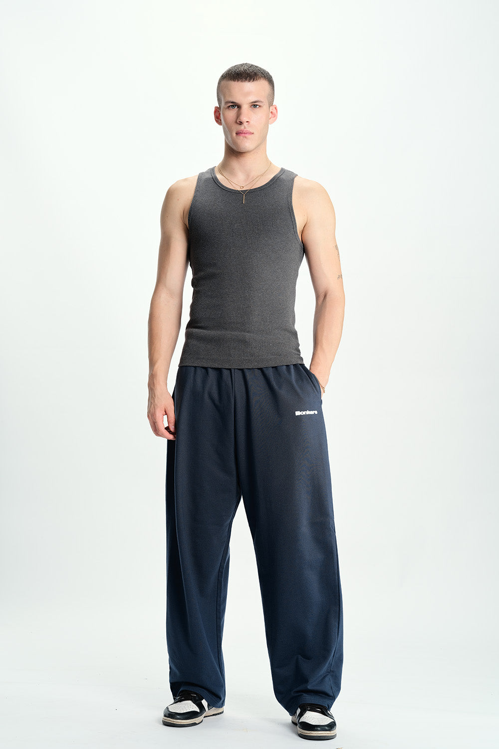 Blue Static Loose Fit Joggers - BonkersCorner