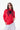 Web Crest Red Hoodie