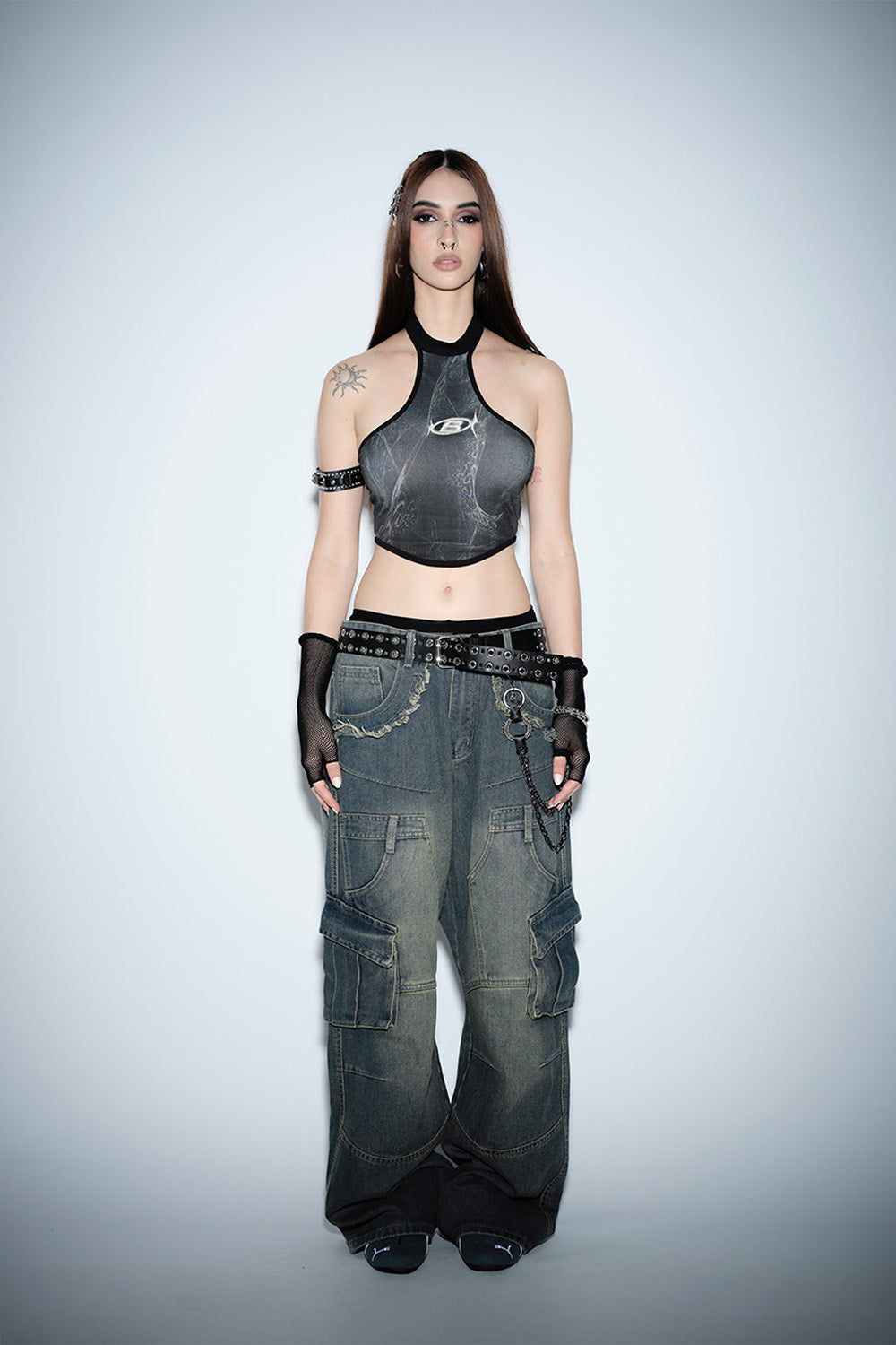 Webline Halter Neck Top - BonkersCorner