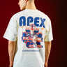 White Apex Beyond Oversized T-shirt - BonkersCorner