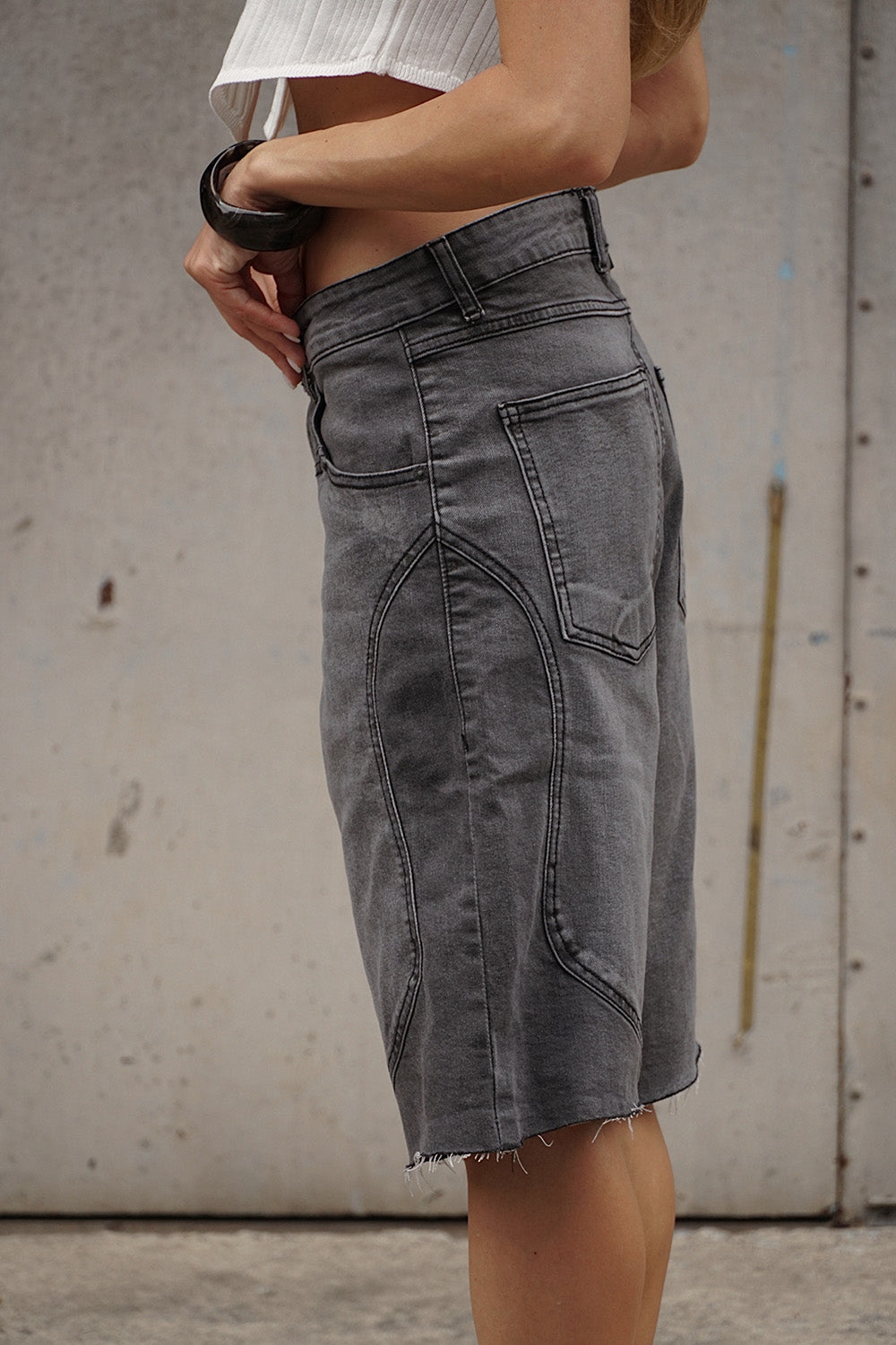 Vintage Black Jack Denim Bermuda Shorts - BonkersCorner