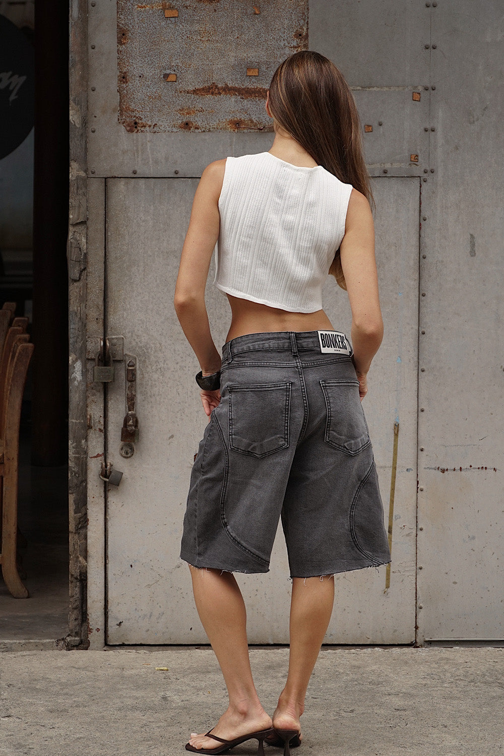 Vintage Black Jack Denim Bermuda Shorts - BonkersCorner
