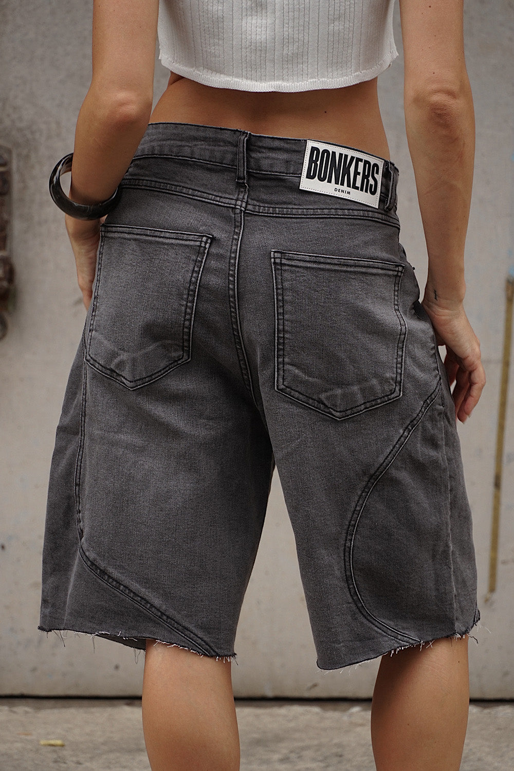 Vintage Black Jack Denim Bermuda Shorts - BonkersCorner