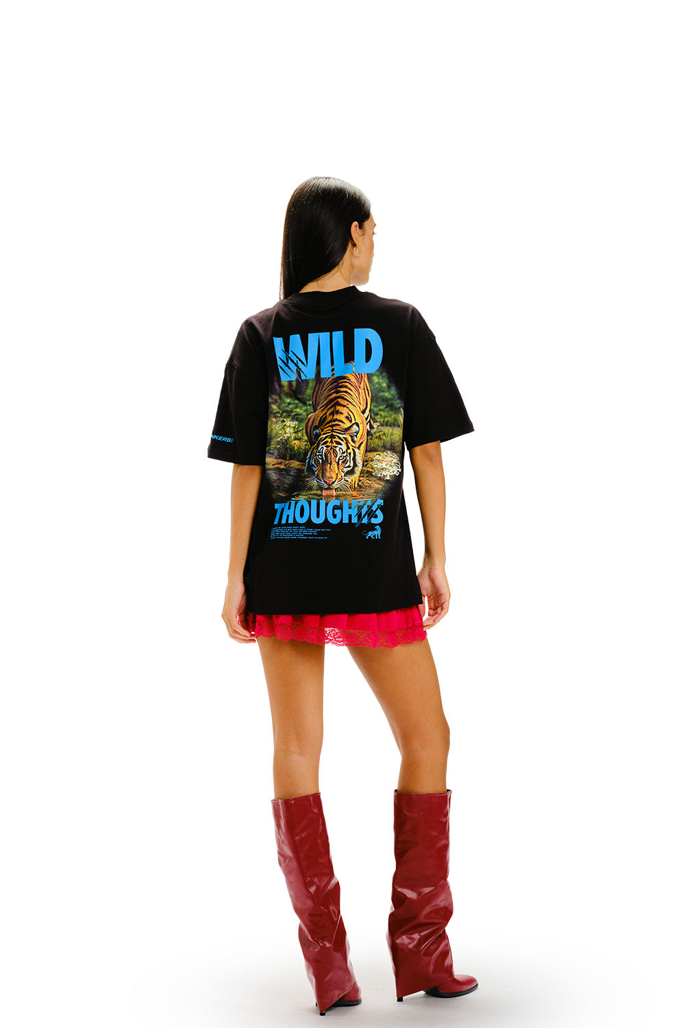 Wild Thoughts Oversized T-shirt - BonkersCorner