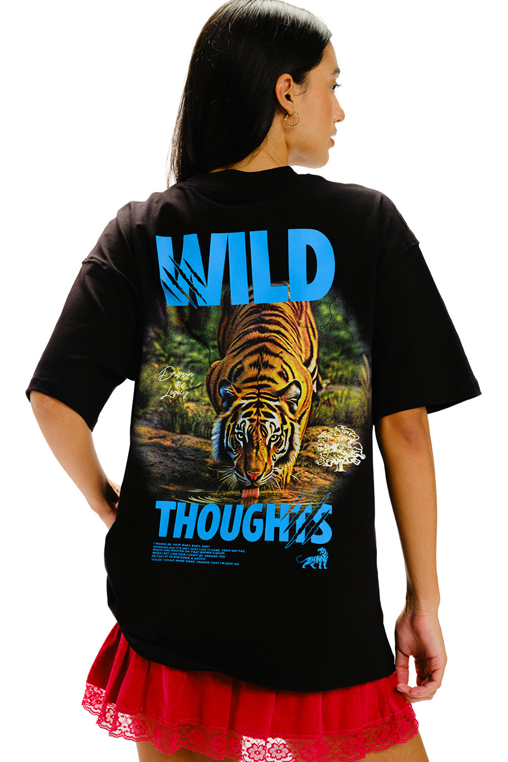 Wild Thoughts Oversized T-shirt - BonkersCorner