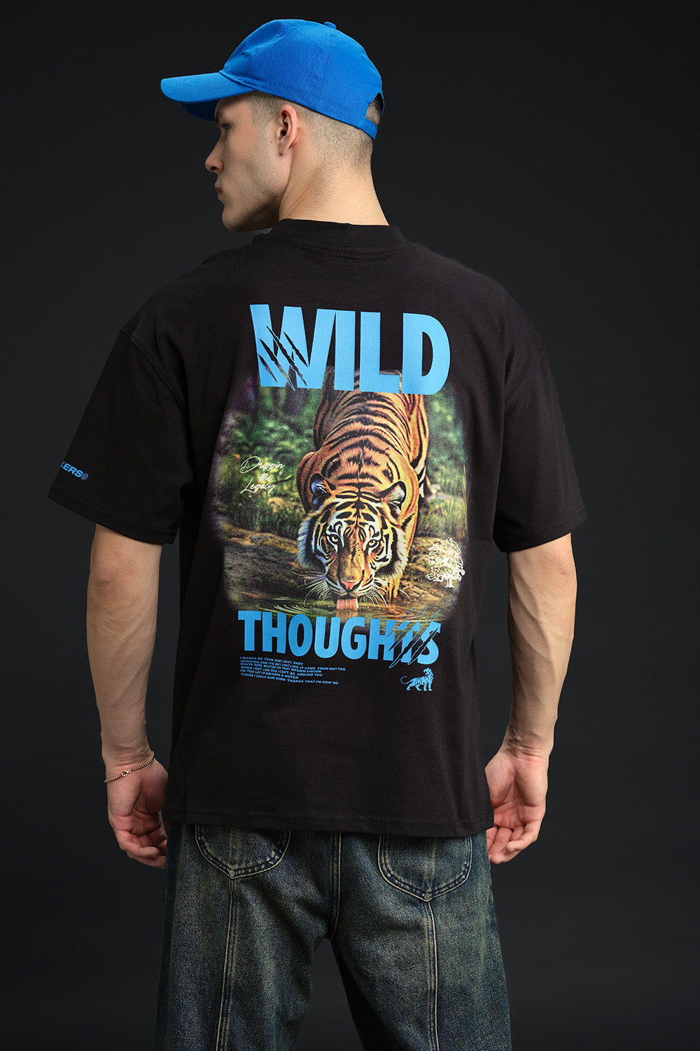 Wild Thoughts Oversized T-shirt - BonkersCorner