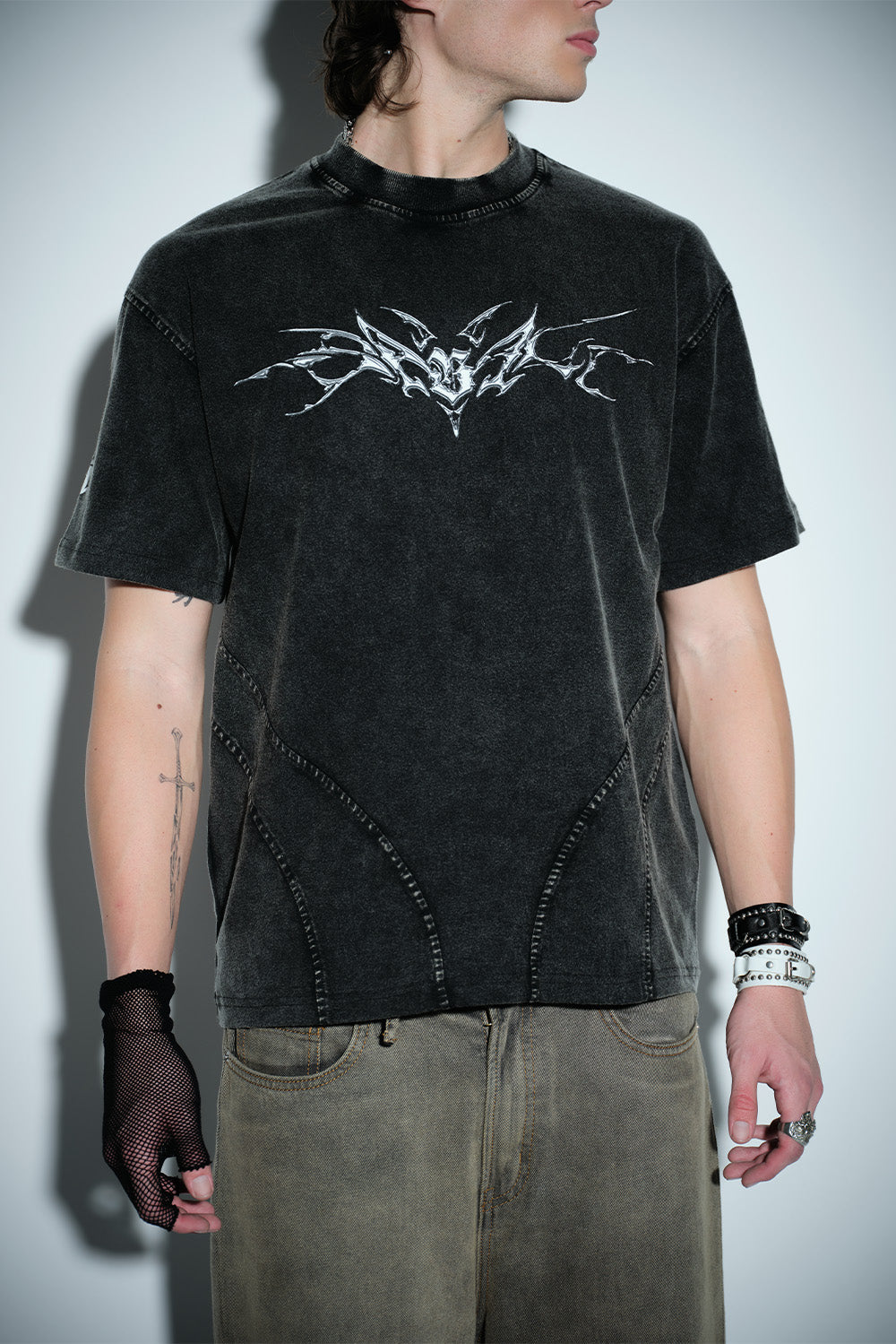 Wired Wrath Oversized T-shirt - BonkersCorner