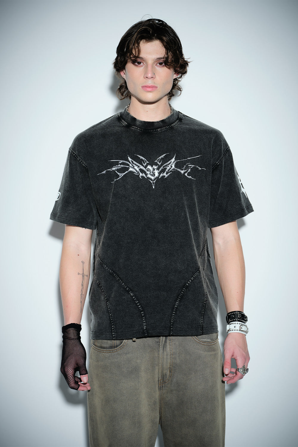 Wired Wrath Oversized T-shirt - BonkersCorner