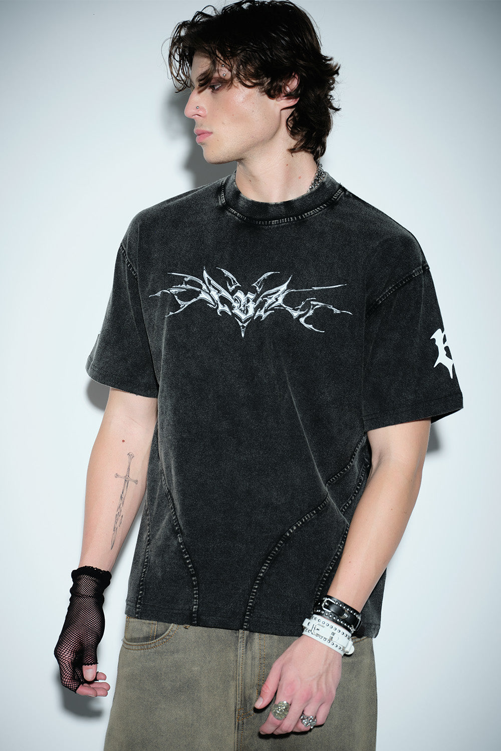 Wired Wrath Oversized T-shirt - BonkersCorner
