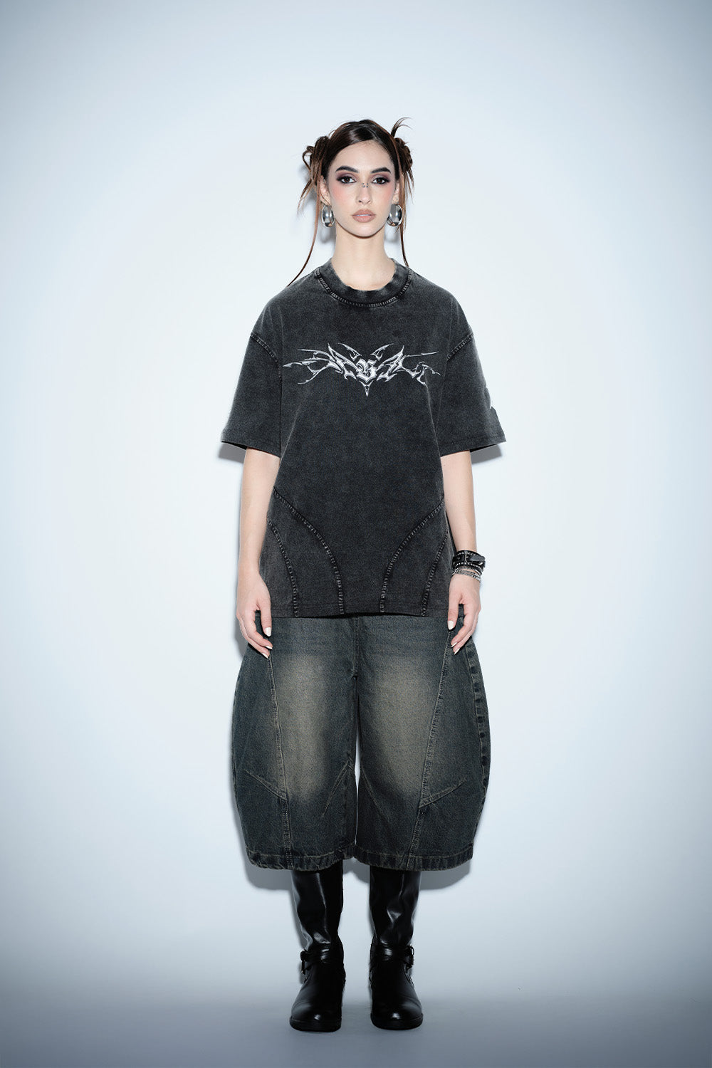 Wired Wrath Oversized T-shirt - BonkersCorner