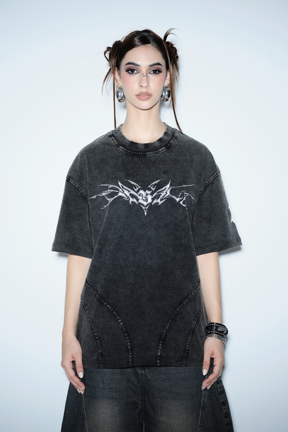 Wired Wrath Oversized T-shirt - BonkersCorner