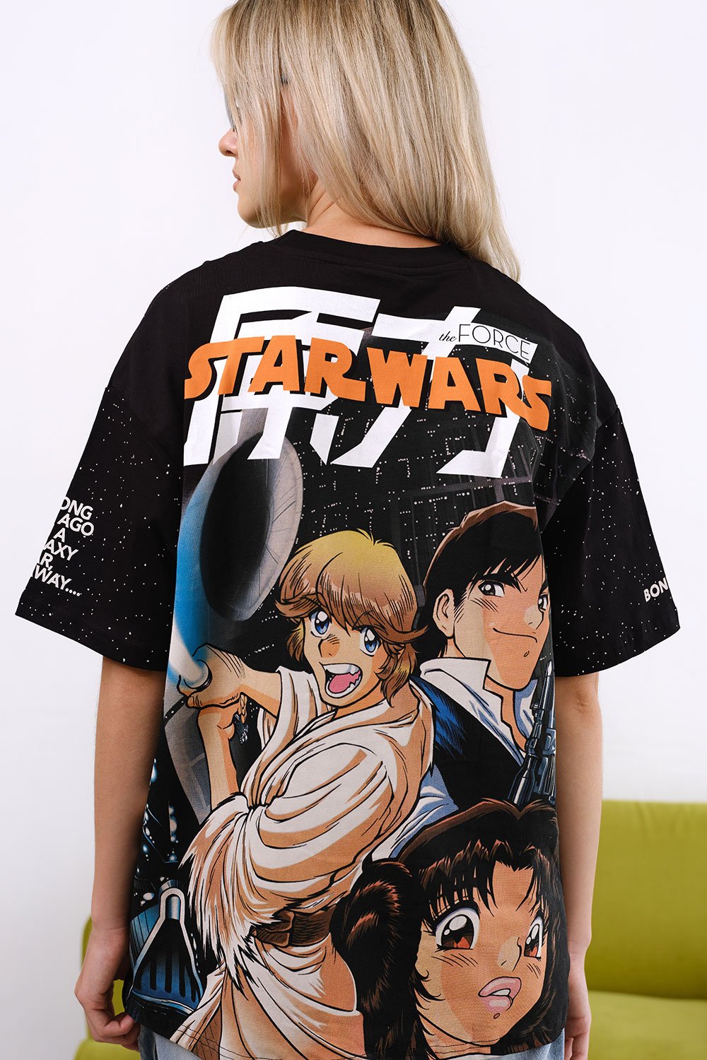 Anime Star Wars Oversized T-shirt - BonkersCorner