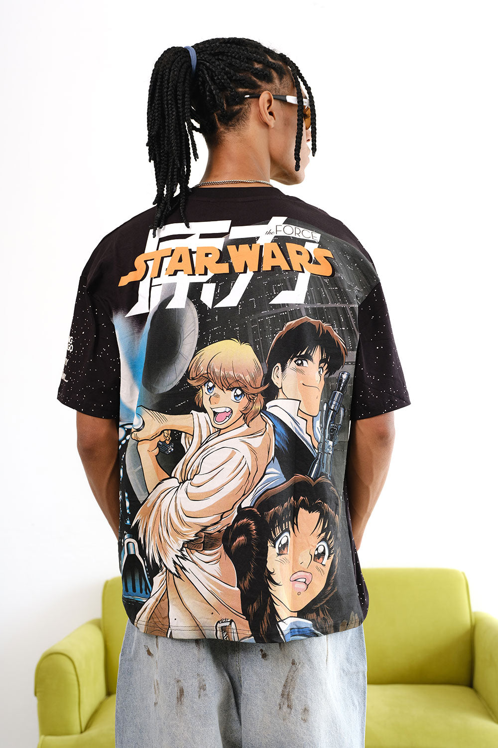 Anime Star Wars Oversized T-shirt - BonkersCorner