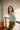 Aqua Blue Ribbed Square Neck Top - BonkersCorner