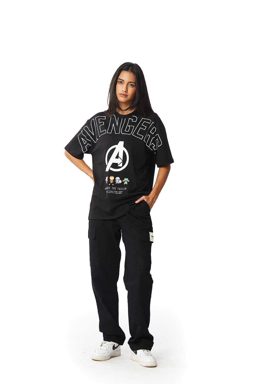 Avengers Miniature Figures Oversized T-shirt - BonkersCorner