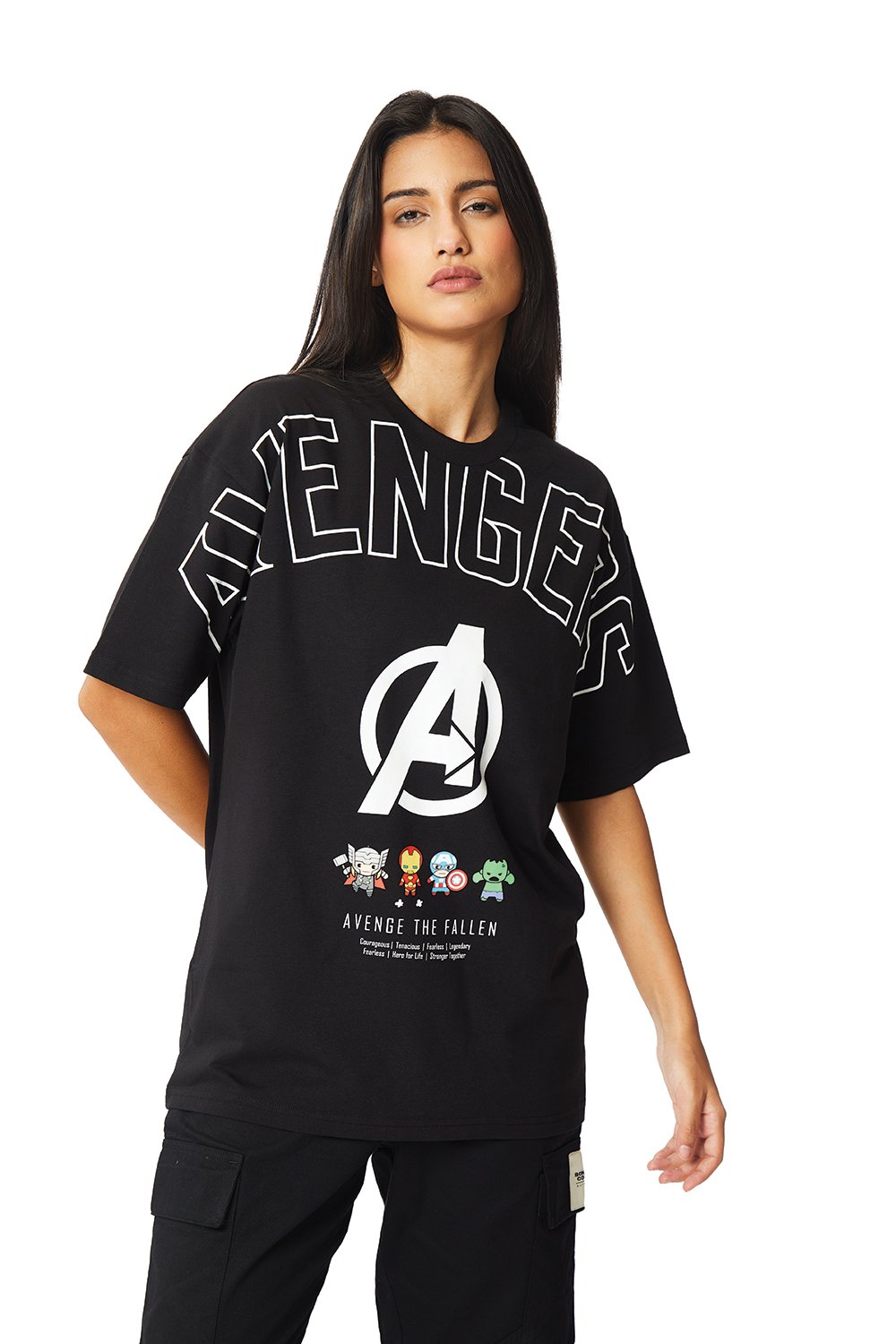 Avengers Miniature Figures Oversized T-shirt - BonkersCorner