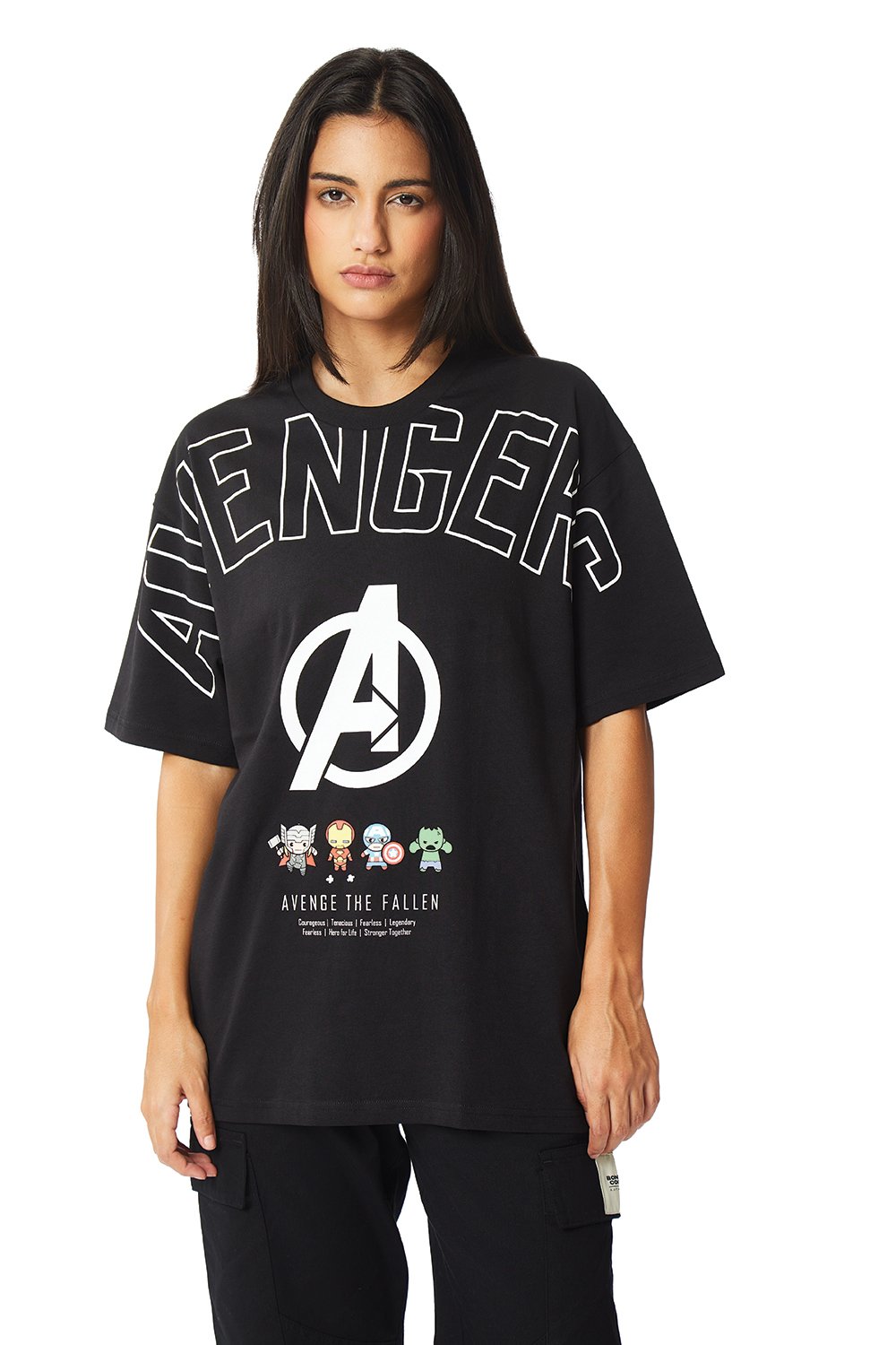 Avengers Miniature Figures Oversized T-shirt - BonkersCorner