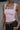 Baby Pink Polyamide Square Neck Top - BonkersCorner