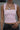 Baby Pink Polyamide Square Neck Top - BonkersCorner