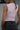 Baby Pink Polyamide Square Neck Top - BonkersCorner