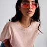 Barely Pink Heavyweight Oversized T-shirt - BonkersCorner