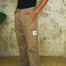 Beige Cargo With Utility Pockets - BonkersCorner