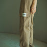 Beige Cargo With Utility Pockets - BonkersCorner